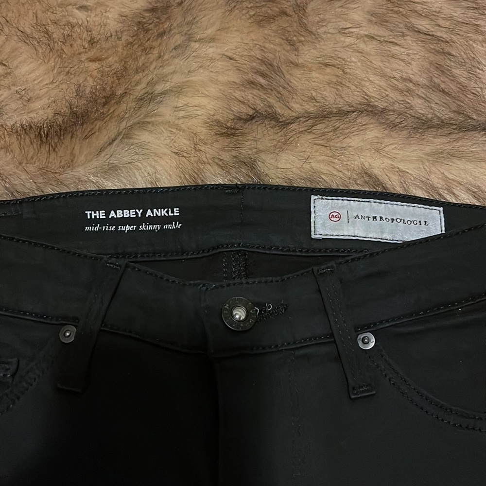AG Black jeans, The Abbey Ankle Size 25 R, mid rise super skinny ankle - Picture 4 of 4